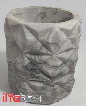گلدان سنگ مصنوعی مدل هرم
